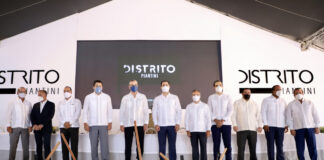 Presidente Abinader da el primer picazo del innovador proyecto inmobiliario Distrito Piantini