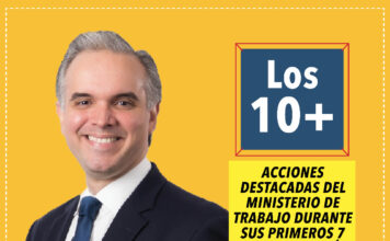 Acciones destacadas del Ministerio de Trabajo durante sus primeros 7 meses de gestión.