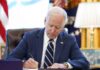 Biden promulga plan económico de 1.9 billones de dólares