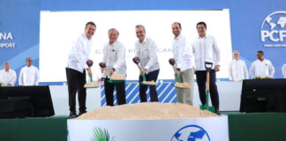 Presidente Abinader asiste primer palazo ampliación aeropuerto Punta Cana y construcción centro logístico; generará 7,000 nuevos empleos