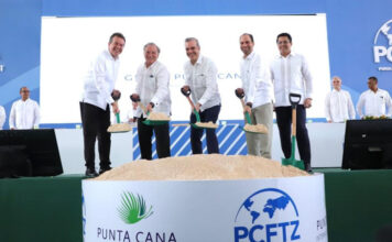Presidente Abinader asiste primer palazo ampliación aeropuerto Punta Cana y construcción centro logístico; generará 7,000 nuevos empleos