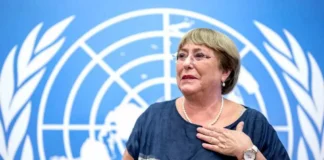 Chile inscribe candidatura de Bachelet para dirigir la ONU