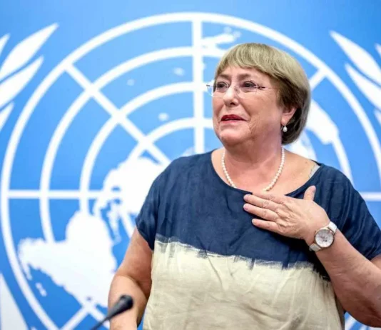 Chile inscribe candidatura de Bachelet para dirigir la ONU