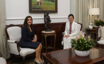 Vicepresidenta se reúne con embajadora de EEUU en RD